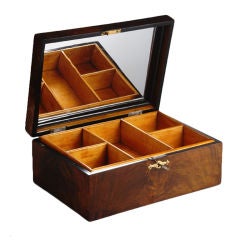 A Petite Biedermeier Jewelry Box