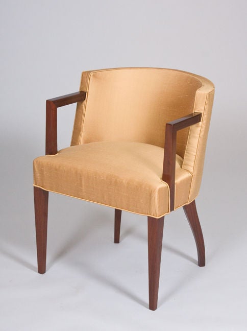 French Art Deco Armchairs by Blanche Klotz For Sale