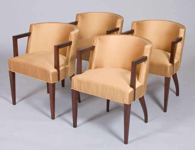 Art Deco Armchairs by Blanche Klotz In Excellent Condition For Sale In New York, NY