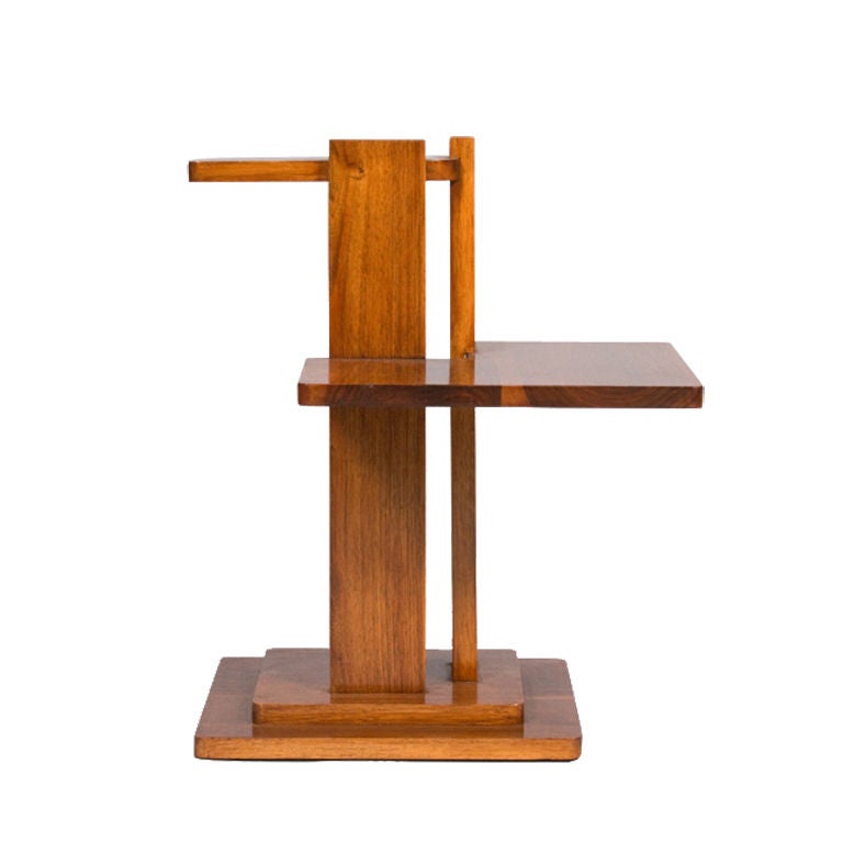 Modernist Two-Tiered Side Table