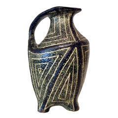 A Pair of Modernist Ceramic Pitchers