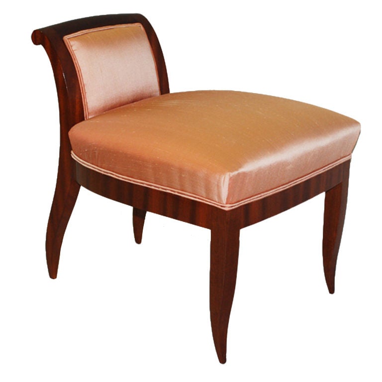 Art Deco Style Ladies Vanity Chair by Iliad Design For Sale