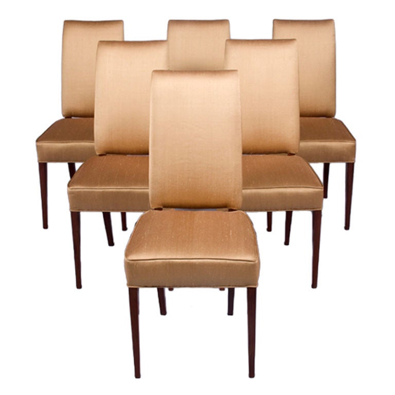 French Modernist Dining Chairs For Sale