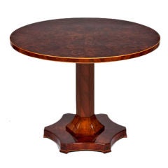Antique A Petite Biedermeier Pedestal Table