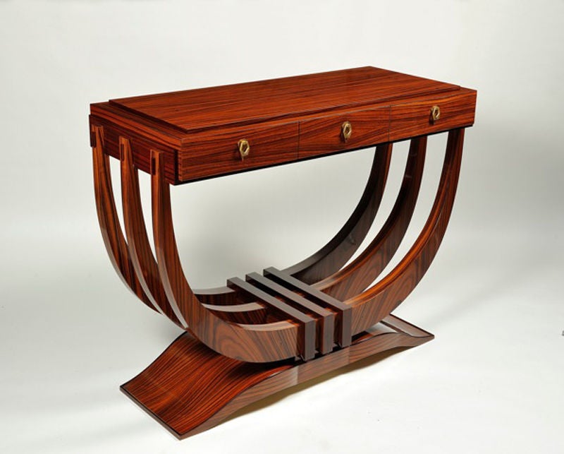 An Art-Deco style console table by ILIAD Design
