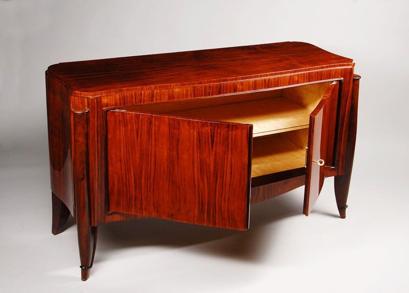 Art Deco Sideboard in the Style of Jules Leleu In Excellent Condition For Sale In New York, NY