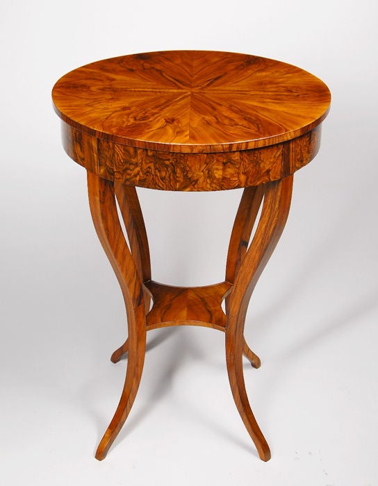 A Biedermeier Single-Drawer Occasional Table