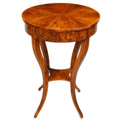 A Biedermeier Single-Drawer Occasional Table