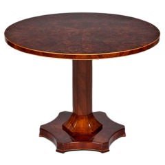 A Petite Biedermeier Pedestal Table