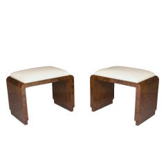 A pair of Modernist style benches by ILIAD Design