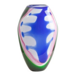 Vintage A mid-century Murano glass vase