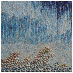 "Face of the Waters, " Andrea Zemel, 2011, Ceramic/Glass Mosaic