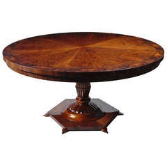 Biedermeier Style Pedestal Table by Iliad Design