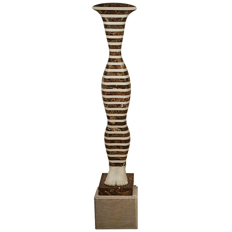Striped Kouros, 2012 by Laszlo Taubert For Sale