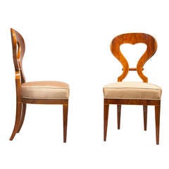 A Pair of Biedermeier Side Chairs