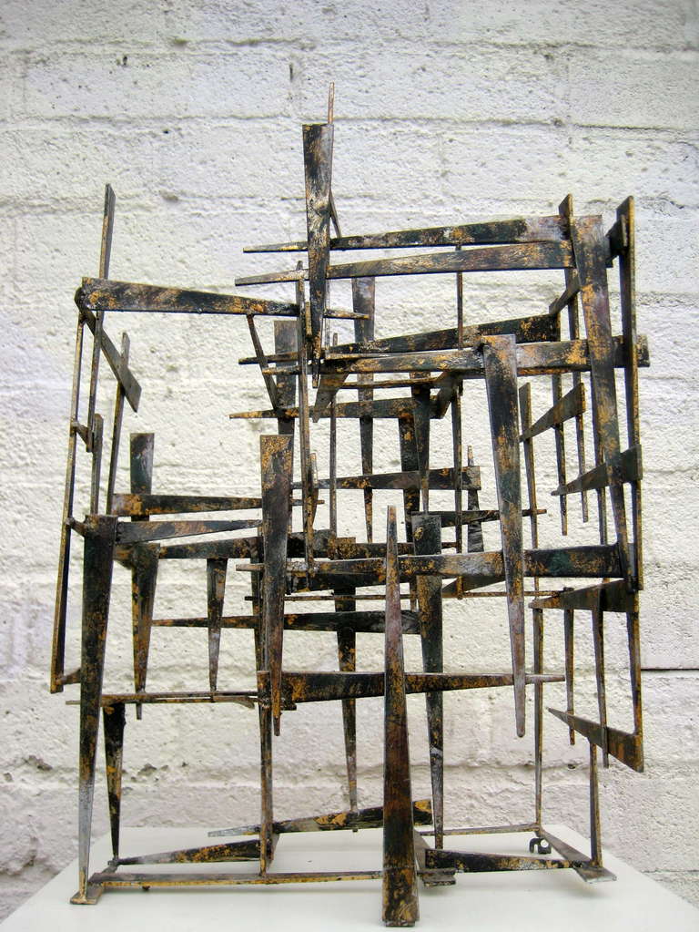 A Sophisticated Steel Sculpture by American Artist William Bowie 3