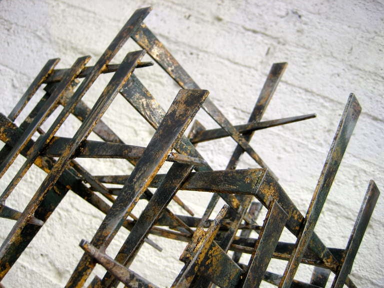 Welded A Sophisticated Steel Sculpture by American Artist William Bowie