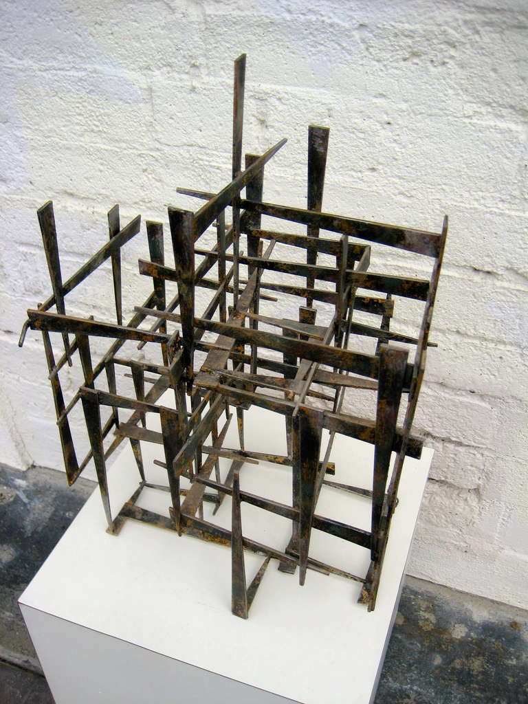 A Sophisticated Steel Sculpture by American Artist William Bowie 2