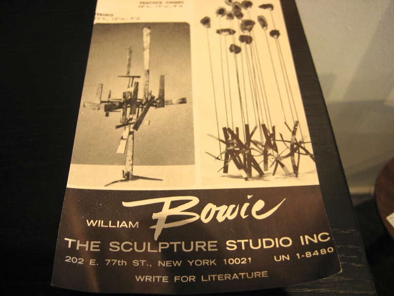A Sophisticated Steel Sculpture by American Artist William Bowie 4