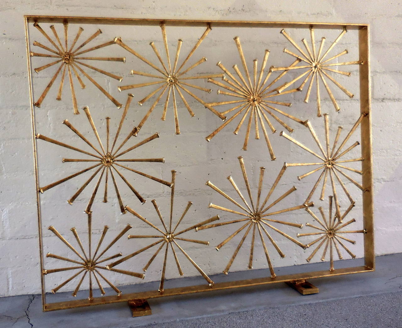 Star Studded Fire Screen by American Artist Del Williams 2
