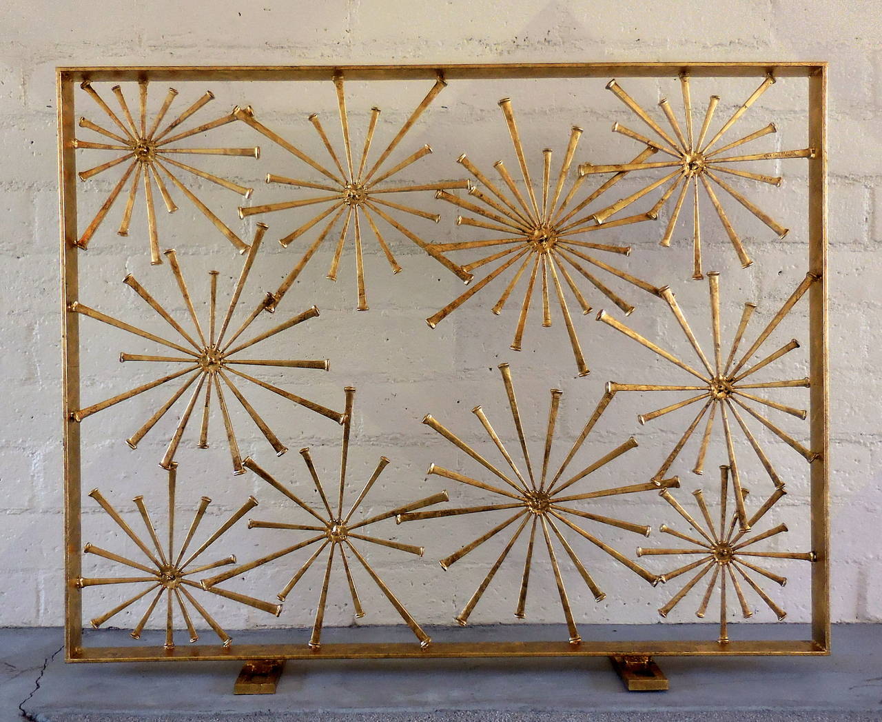 Star Studded Fire Screen by American Artist Del Williams 3