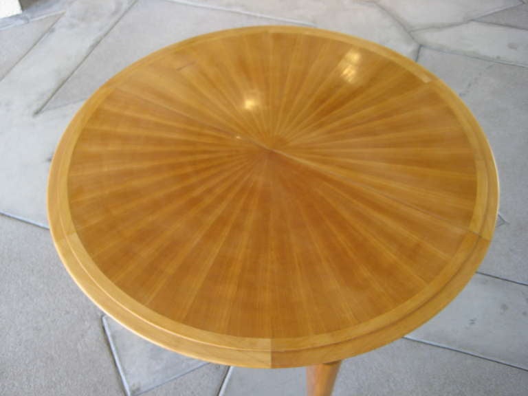 Mid-20th Century, French Cherry Wood Dining Table, circa 1950s For Sale 4