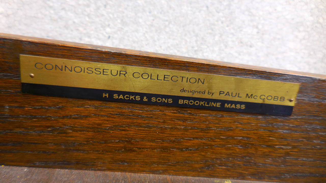 Mid-20th Century Superb 1950s Connoisseur Collection Writing Table by Paul McCobb