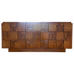 "Cubist" Sculpted Nine-Drawer Chest by Lane Furniture Company, circa 1960s