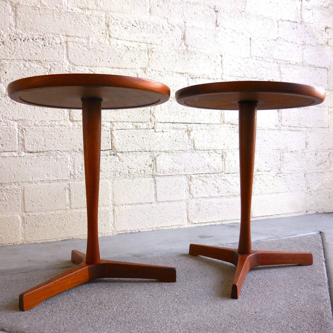 Beautifully Constructed 1950s Side Tables by Hans C. Andersen 2