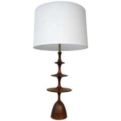 A Lyrical Modernist Table Lamp Attributed to Modeline of California