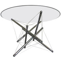 Dynamic "Tensegrity" 714 Dining Table by Theodore Waddell for Cassina