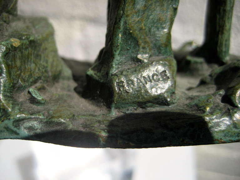 Heroic Bronze Sculpture of a Miner by Italian Sculptor Alberto Bazzoni 4