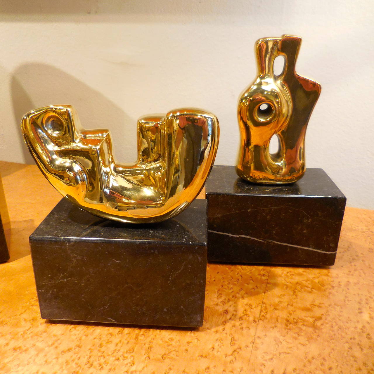 Contemporary Polished Bronze Sculptures by Canadian Sculptor Sam Aldin