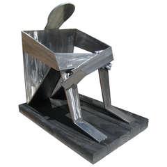 "Contemplation" An original steel figural sculpture by American artist Ron Graziano