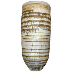 Colossal Contemporary Glazed Stoneware Vessel by Darcy Badiali, circa 2014