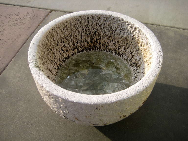 A superb 1960's Lava Glaze Crucible in the style of Robert Maxwell