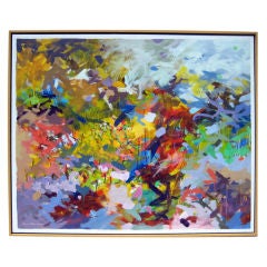 "Spring" a painting by Santa Barbara artist Richard La Dow