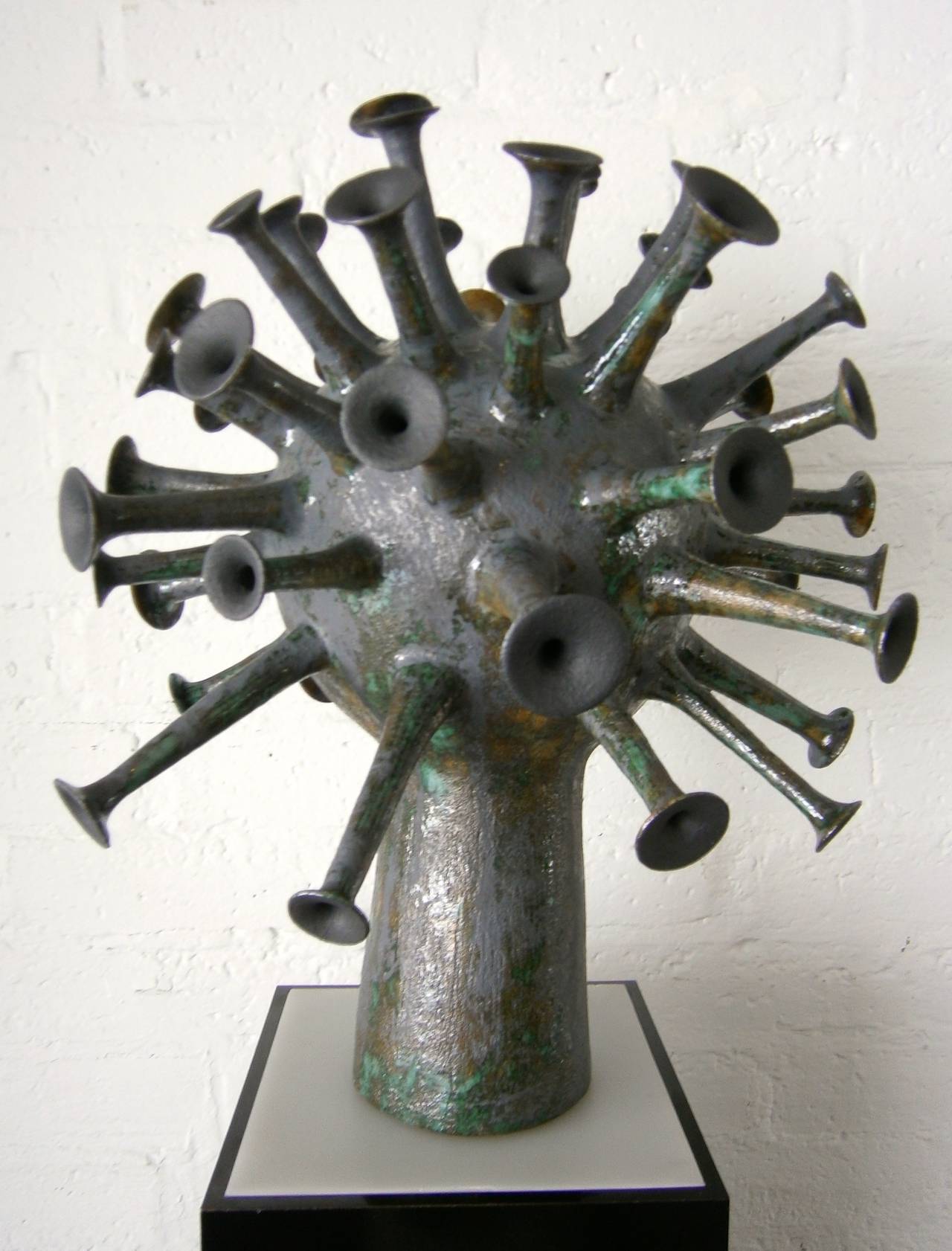 "Fugue in G Minor" A Contemporary Fantastical Ceramic Sculpture by Jeremy Gercke