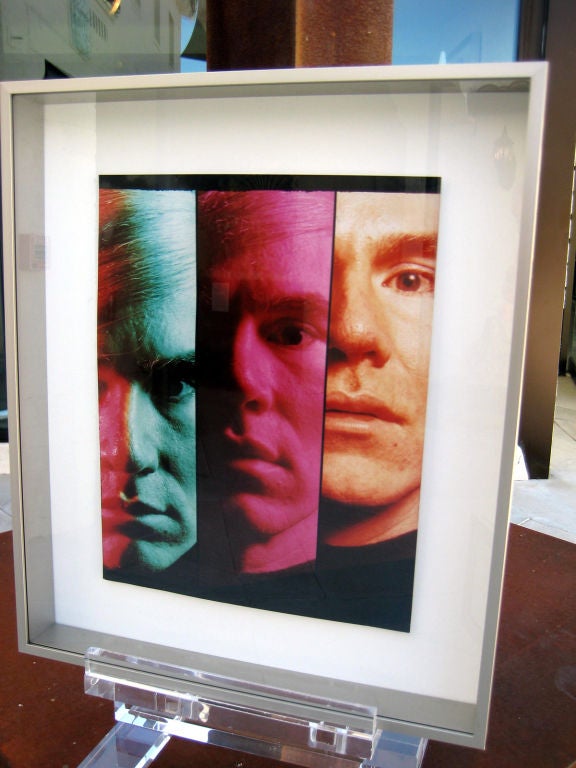 Photo of Andy Warhol by Philippe Halsman