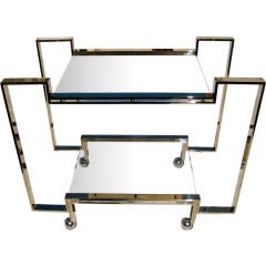 A "Clear Inspiration" bar cart by Charles Hollis Jones