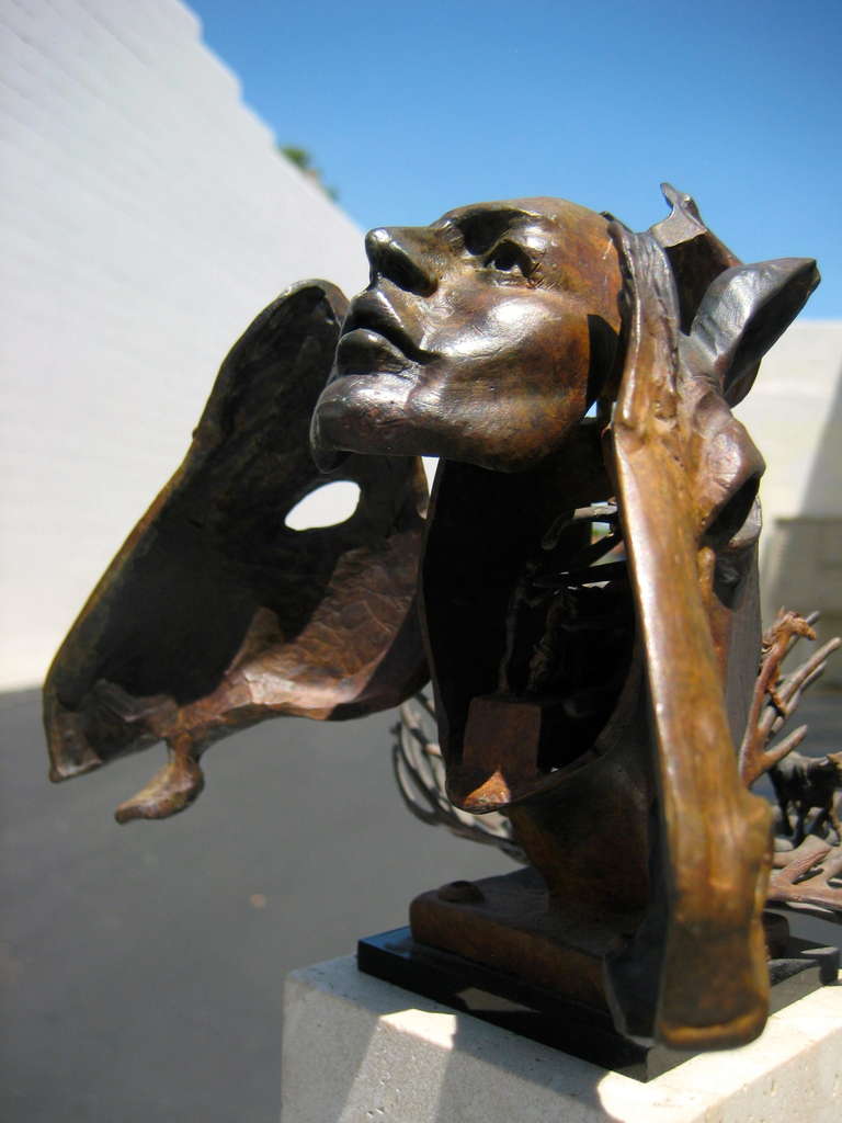 Contemporary Surrealist Bronze Sculpture by American Artist Ted Gall