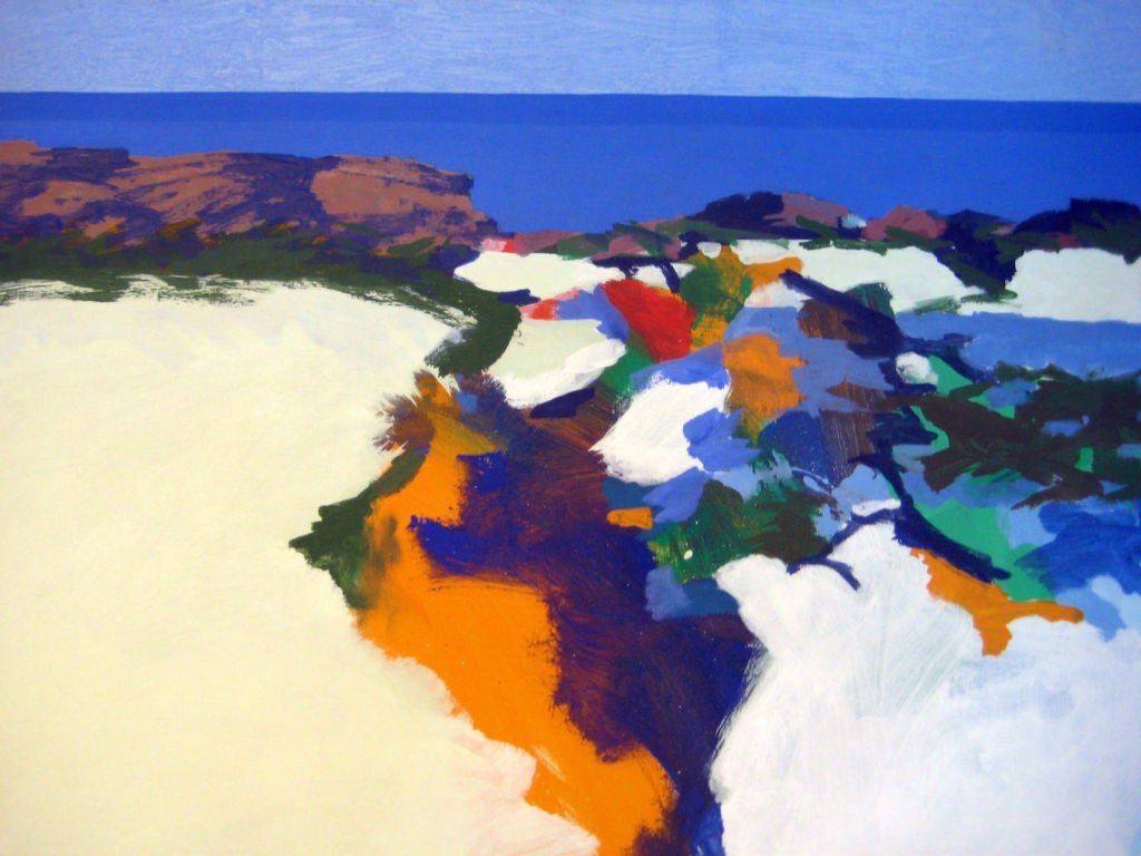 An original acrylic on canvas painting by American artist Richard La Dow.<br />
This painting is from his 