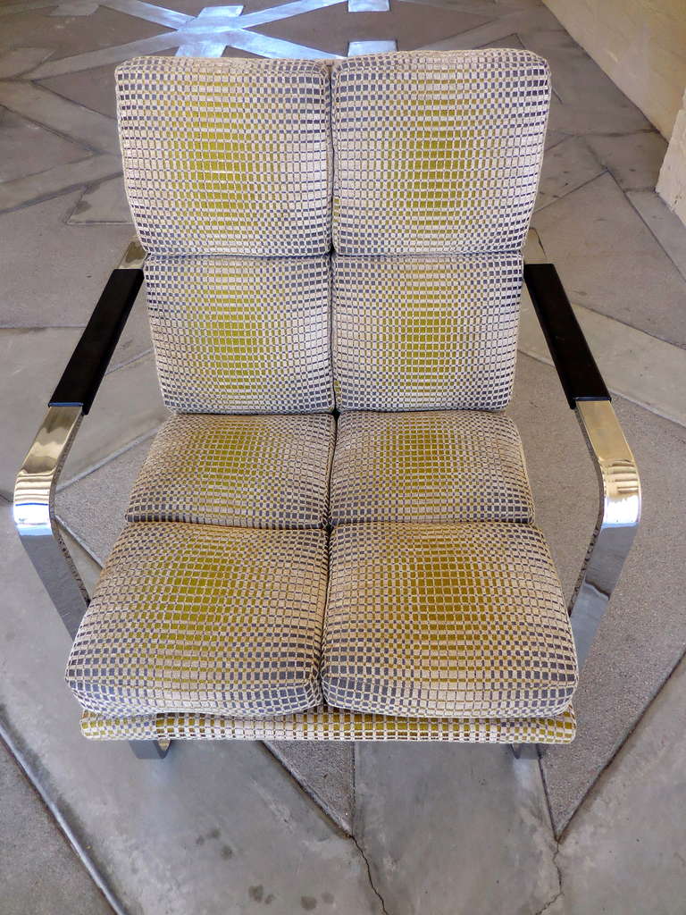 A pair of 1970s club chairs with 