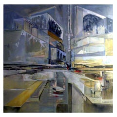 "You are a bird" a painting by American artist David Baca