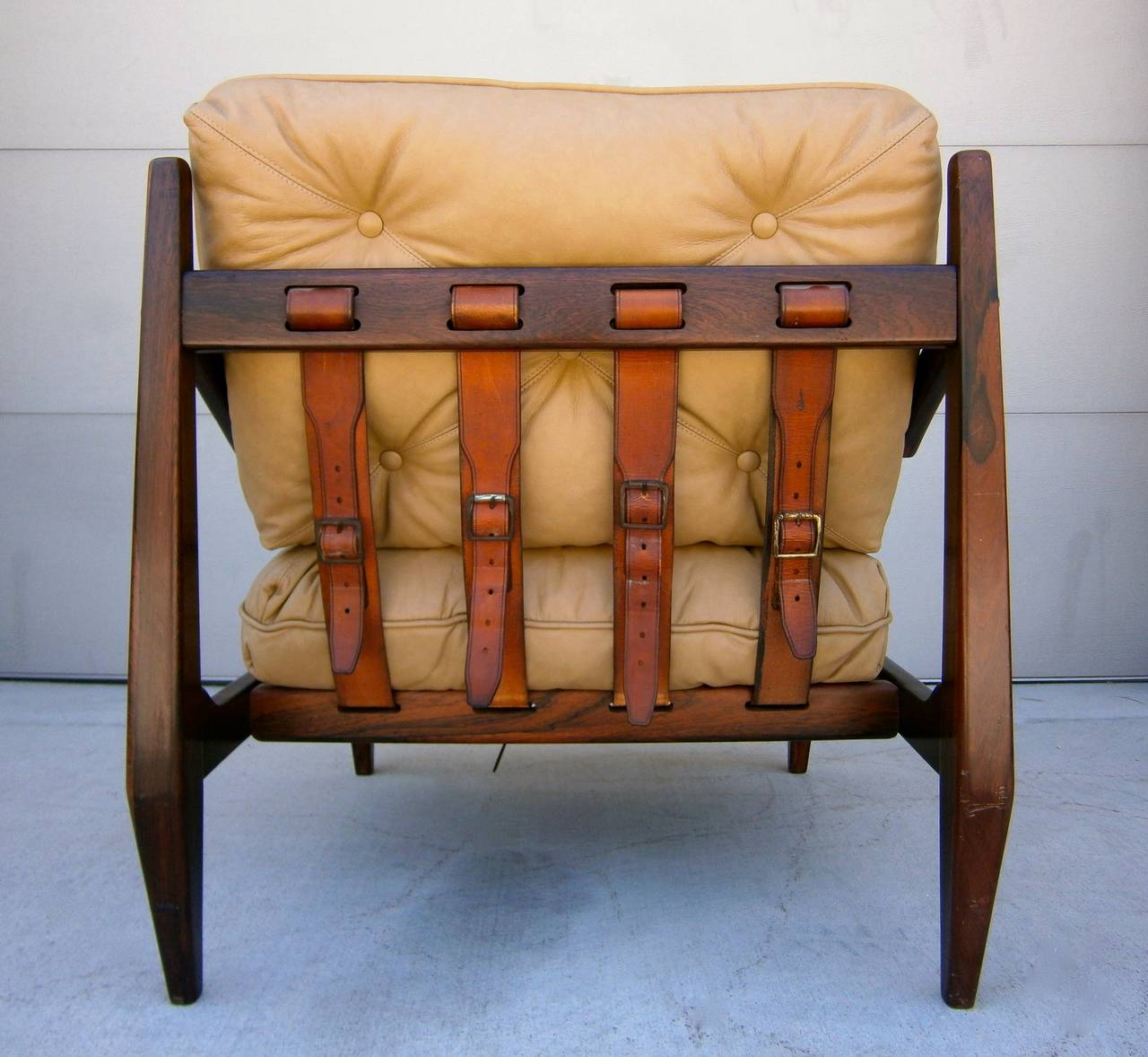 Incredible Set of Four Jacaranda Armchairs Designed by Jean Gillon, circa 1960s For Sale 1