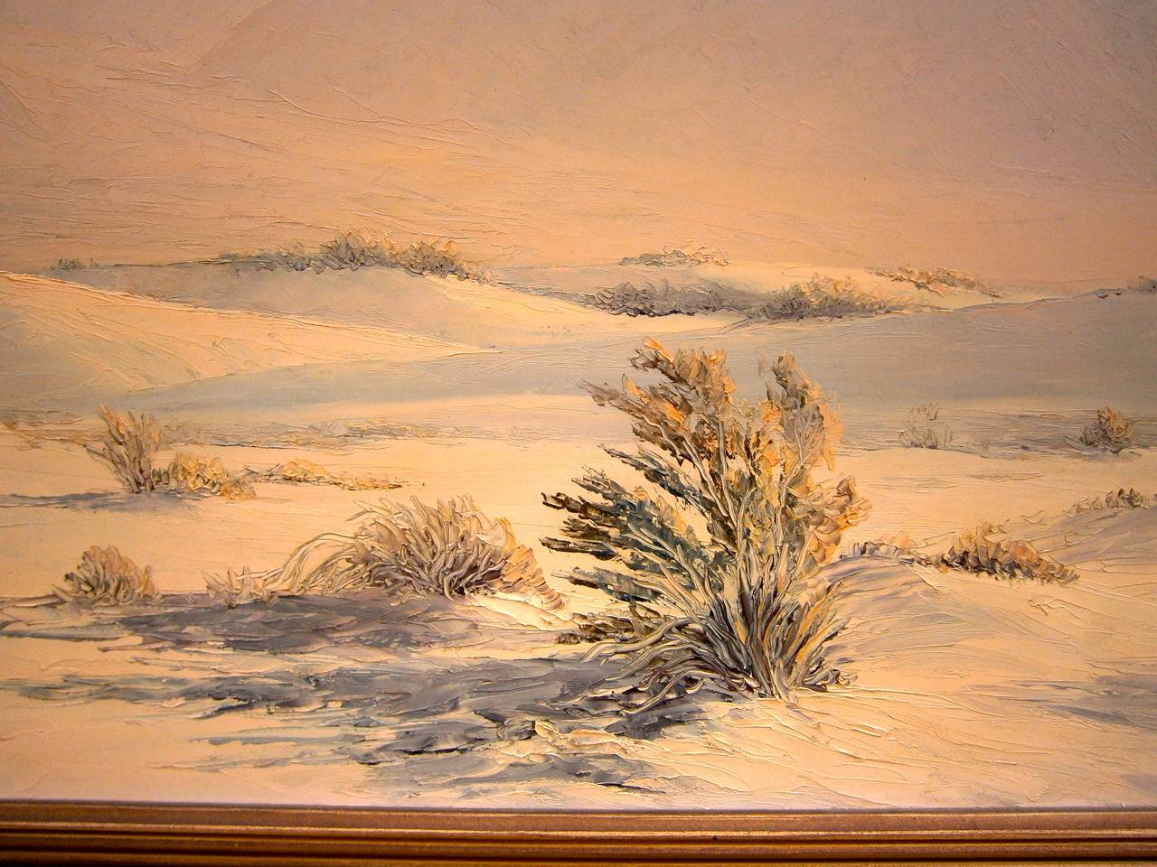 View of Mount San Jacinto by American Artist John W. Hilton, circa 1957 In Excellent Condition In Palm Springs, CA