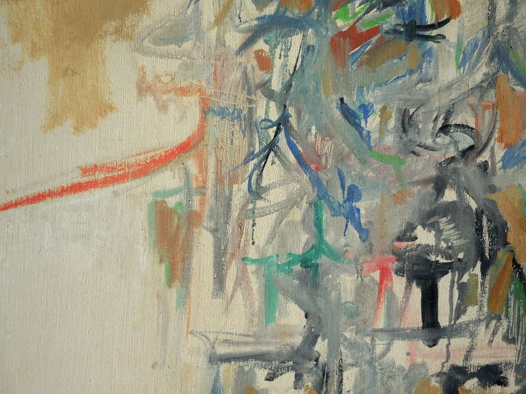Abstract Oil on Canvas Signed Arnold, circa 1950s 2