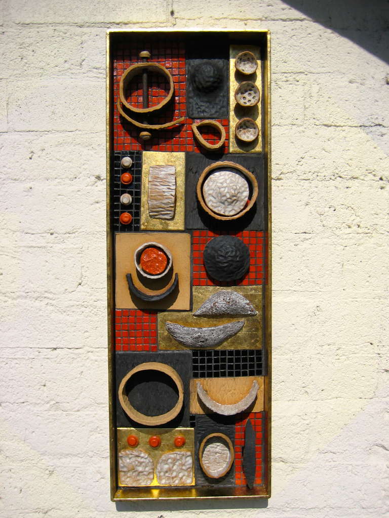 A Gilded Steel, Mosaic And Studio Ceramic Fantasia By Brenda Williams
