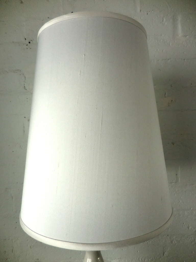 Danish Mid-Century Modern Porcelain Lamp 1