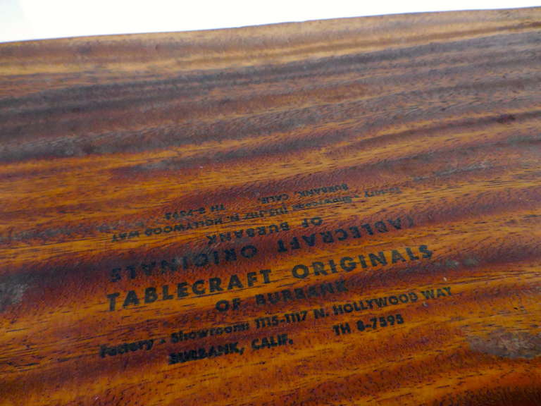 Custom Designed Hawaiian Koa Wood and Lucite Bar 1